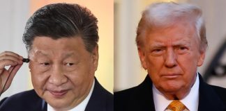 Pekin espera que ambas partes puedan hacer concesiones en vísperas de cumbre Trump-Xi Combo de fotografías donde se observa al presidente de China, Xi Jinping (i), y al presidente de EE.UU., Donald Trump. EFE/EPA/ Paolo Aguilar / Mohammed Badra
