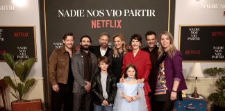‘Nadie nos vio partir’, serie que indaga en violencia vicaria de década de 1960 en México El elenco de la nueva serie de Netflix ‘Nadie nos vio partir’, posa durante la alfombra roja este martes, en Ciudad de México (México). EFE/ José Méndez