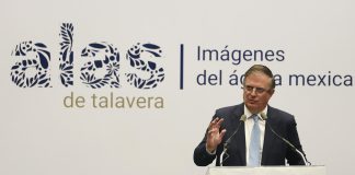 Ebrard dice que Canadá “sigue presente” en revisión del T-MEC pese a diferencias con EEUU El secretario de Economía, Marcelo Ebrard, habla en conferencia de prensa. Imagen de archivo. EFE/Sáshenka Gutiérrez