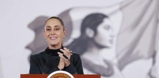 Sheinbaum propone al Congreso mexicano acuñar tres monedas conmemorativas por Mundial 2026 La presidenta de México, Claudia Sheinbaum, habla en una rueda de prensa este miércoles, en el Palacio Nacional en Ciudad de México (México). EFE/ Isaac Esquivel