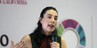 México asume la presidencia de la Organización Mundo Maya hasta 2028 durante Fitur 2026 La secretaria de Turismo de México, Josefina Rodríguez Zamora, habla durante una conferencia de prensa en Ciudad de México (México). Imagen de archivo. EFE/ José Méndez