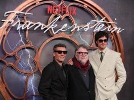 ‘Frankenstein’, ‘Weapons’ y ‘F1’, nominados a los premios de los productores de Hollywood De izquierda a derecha, el actor estadounidense Oscar Isaac, el cineasta mexicano Guillermo del Toro y el actor australiano Jacob Elord posan durante la alfombra roja de la película de 'Frankenstein' en Ciudad de México (México). Imagen de archivo. EFE/ Mario Guzmán