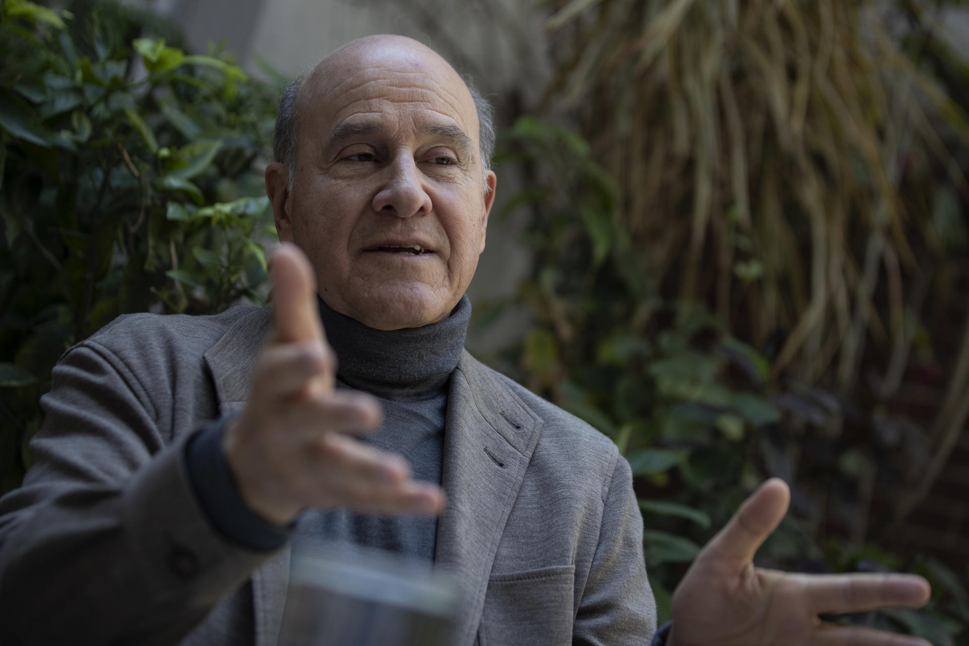 El analista academico José Ramón López-Portillo, habla durante una entrevista con EFE, este sábado (ayer), en la Ciudad de México (México). EFE/ Isaac Esquivel
