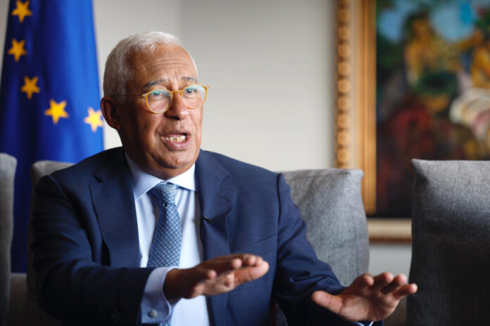 El presidente del Consejo Europeo, António Costa, habla en una entrevista con EFE este jueves, en Ciudad de México (México). EFE/Sáshenka Gutiérrez
