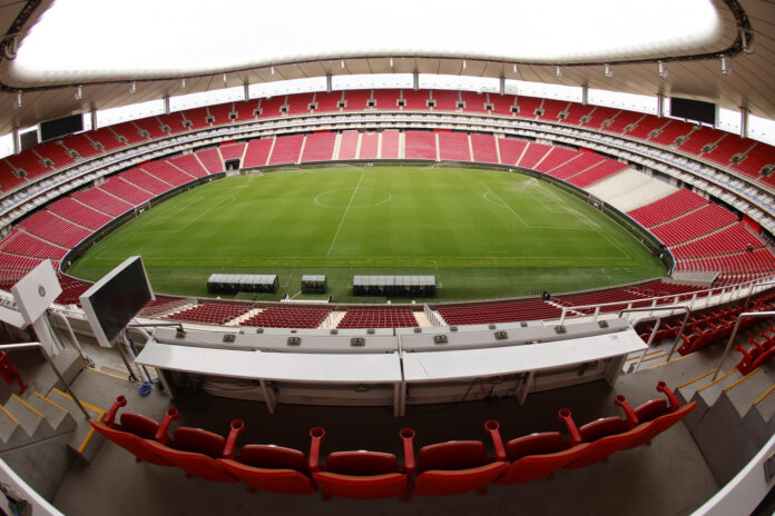 Fotografía del estadio Guadalajara este domingo, en Jalisco (México). EFE/ Francisco Guasco
