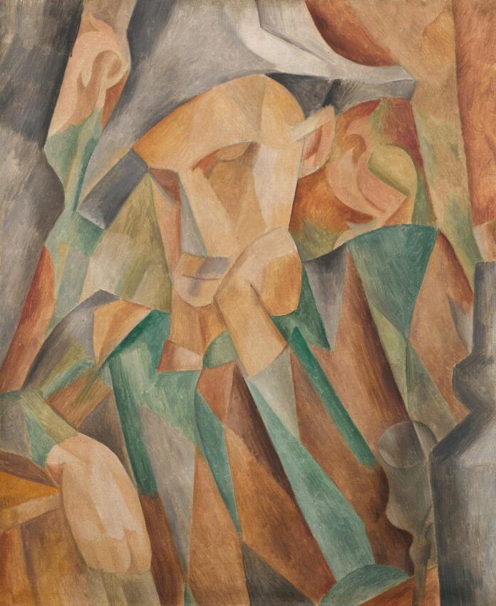 Fotografía cedida por Sotheby's que muestra el cuadro 'Arlequín (Busto)' del pintor español Pablo Picasso, de estilo cubista, se vendió este martes por 42,6 millones de dólares, en una subasta de arte moderno en Sotheby's en Nueva York en la que era la obra más destacada. EFE/ Sotheby's /SOLO USO EDITORIAL/ NO VENTAS/ SOLO DISPONIBLE PARA ILUSTRAR LA NOTICIA QUE ACOMPAÑA (CRÉDITO OBLIGATORIO)

