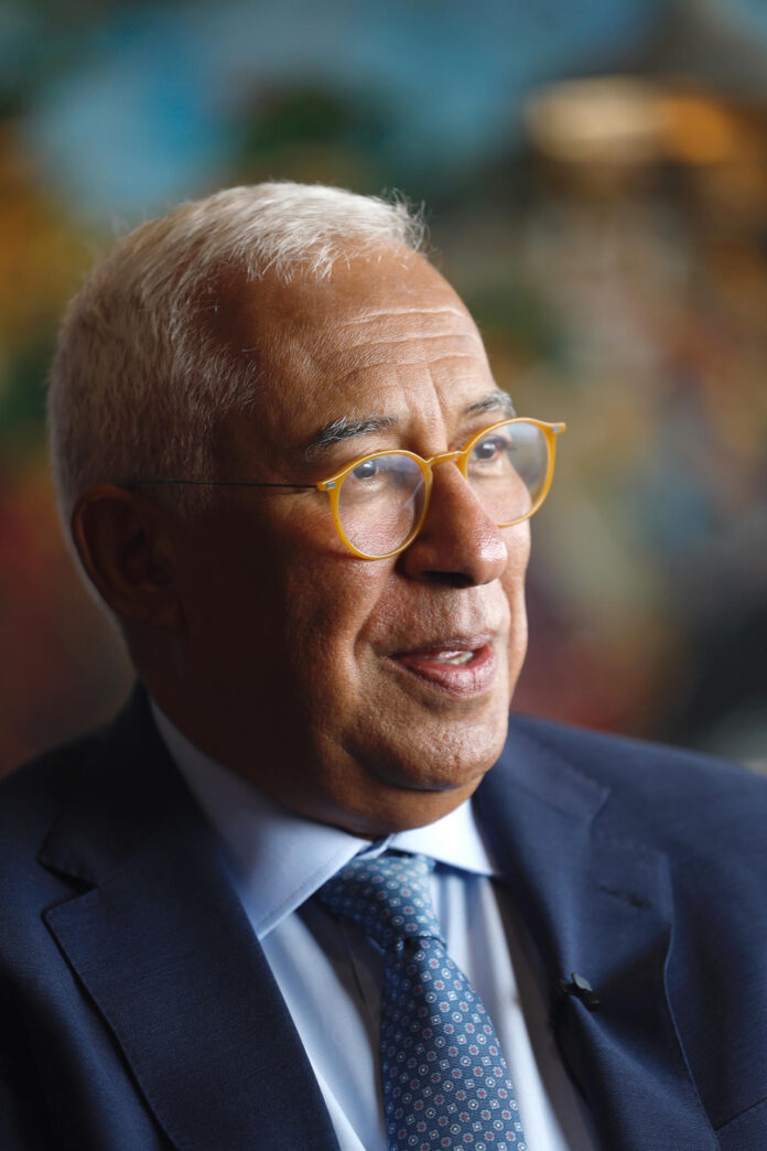 El presidente del Consejo Europeo, António Costa, habla en una entrevista con EFE este jueves, en Ciudad de México (México). EFE/Sáshenka Gutiérrez
