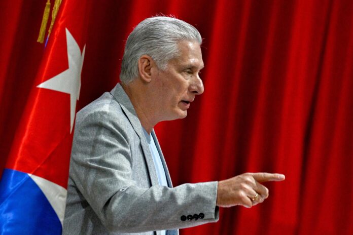 Fotografía de archivo del presidente cubano Miguel Diaz-Canel en la Habana, Cuba. EFE/EPA/ADALBERTO ROQUE/ POOL
