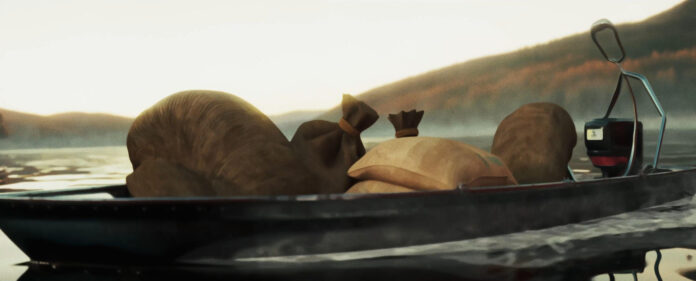 Fotografía cedida por el festival Tribeca de una escena del cortometraje de animación 'Under the Lake' un thriller cinematográfico de 14 minutos que prescinde por completo de los diálogos y en la que los personajes de alambre no tienen cara, dirigido por el cineasta español Juan Carlos Mostaza. EFE/ Tribeca /SOLO USO EDITORIAL/NO VENTAS/ SOLO DISPONIBLE PARA ILUSTRAR LA NOTICIA QUE ACOMPAÑA (CRÉDITO OBLIGATORIO)
