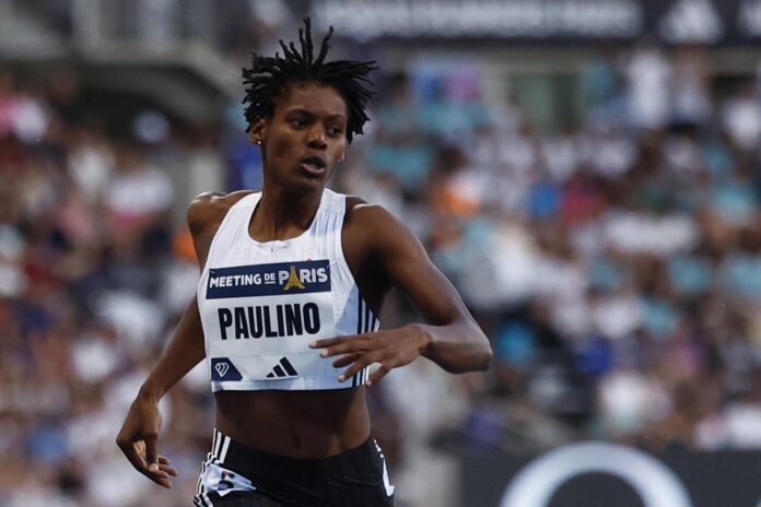 La velocista Marileidy Paulino es carta de medalla de República Dominicana en los Juegos Centroamericanos y del Caribe que comienzan estes vienes en Santo Domingo, la capital de su país. Archivo: EFE/EPA/YOAN VALAT
