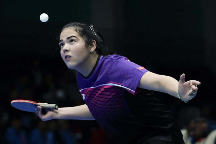 El tenis de mesa, a través de Adriana Díaz, es una carta de medalla de Puerto Rico en los Juegos Centroamericanos y del Caribe que comienzan este viernes en Santo Domingo, capital de República Dominicana. Archivo: EFE/ Adriana Thomasa
