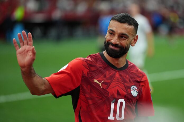 Mohamed Salah, la figura de la selección de Egipto. EFE/EPA/BOB FRID
